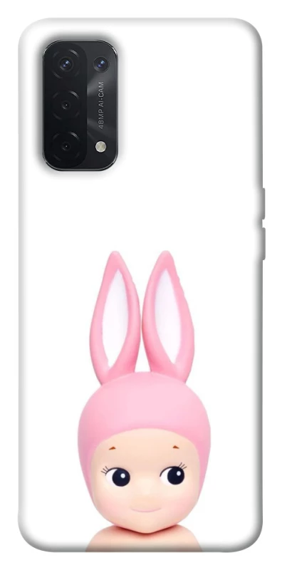 Чохол на Oppo A54 5G / A74 5G Minimal Bunny Peek фото 1 з 1