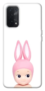 Чохол на Oppo A54 5G / A74 5G Minimal Bunny Peek фото 1 з 1