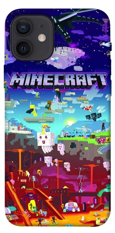 Чехол на Apple iPhone 12 (6.1") Minecraft world фото 1 из 1
