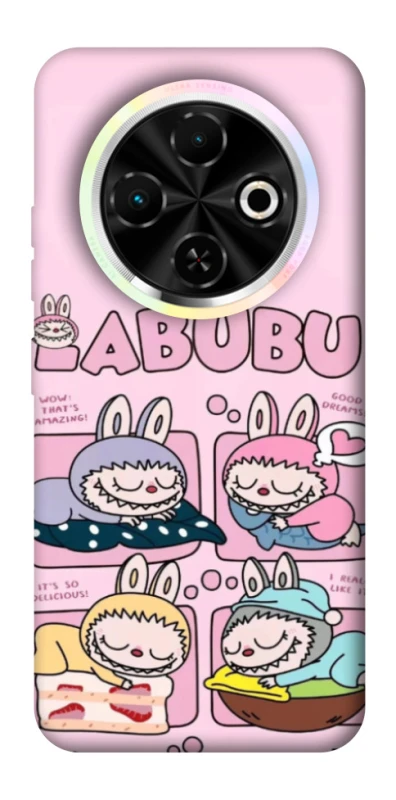 Чохол на TECNO Spark 30C Labubu Dreams Collage фото 1 з 1