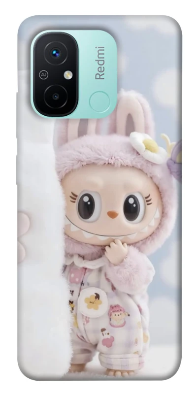 Чехол на Xiaomi Redmi 12C / Poco C55 Labubu Happy фото 1 из 1