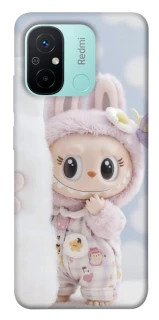 Чехол на Xiaomi Redmi 12C / Poco C55 Labubu Happy фото 1 из 1