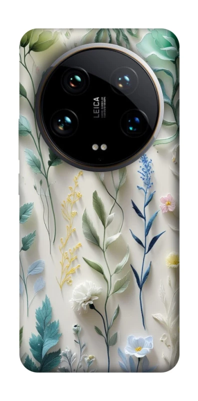 Чохол на Xiaomi 14 Ultra Floral design ver.3 фото 1 з 1