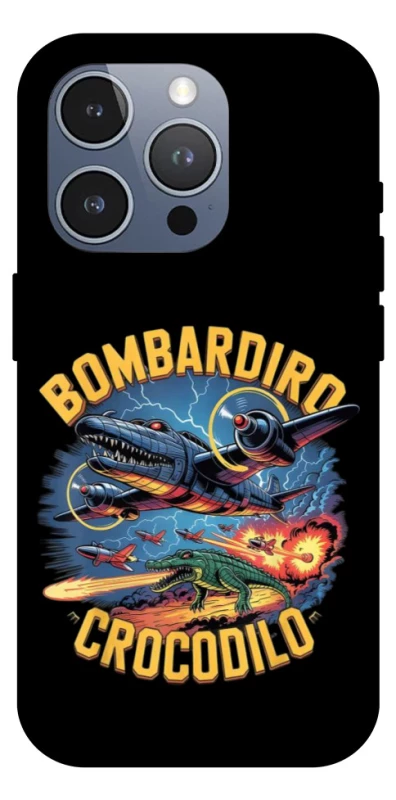 Чехол на Apple iPhone 16 Pro Max Bombardino Crocodilo v2 фото 1 из 1