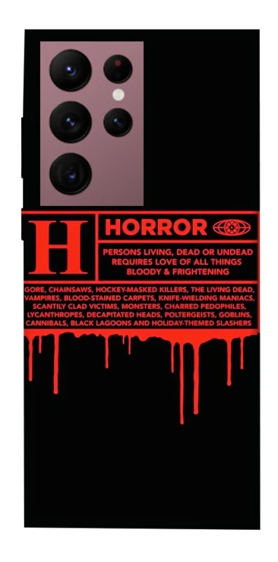 Чохол на Samsung Galaxy S22 Ultra Horror Halloween фото 1 з 1