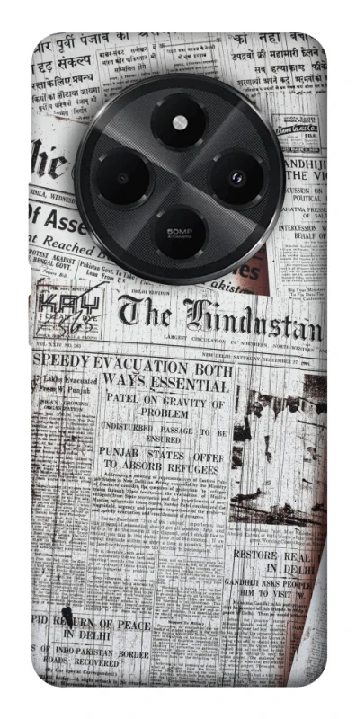 Чохол на Xiaomi Redmi A3 Pro Газети фото 1 з 1