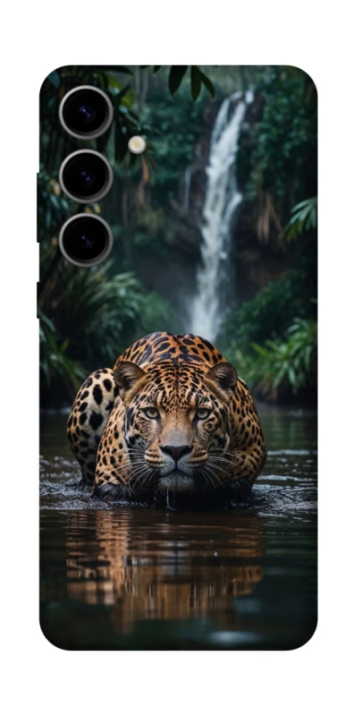 Чохол на Samsung Galaxy S25 Leopard in water фото 1 з 1