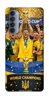 Чехол на Oppo Reno 4 Pro UA-Football ver.5 фото 1 из 1