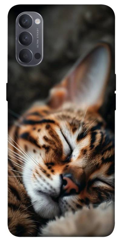 Чохол на Oppo Reno 4 Cat paws фото 1 з 1