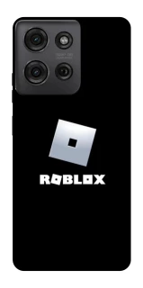 Чехол на Motorola Moto G75 Roblox logo black фото 1 из 1