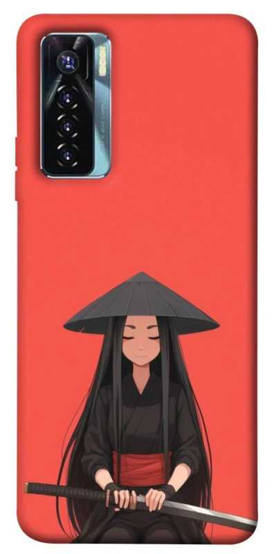 Чехол на TECNO Camon 17 Pro Red samurai фото 1 из 1