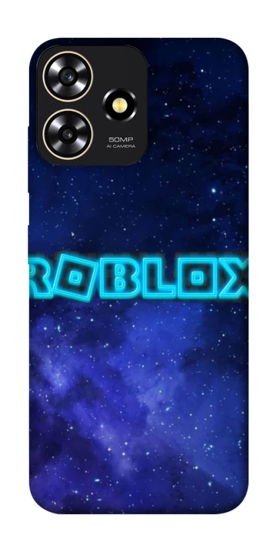 Чехол на ZTE Blade A73 4G Roblox Space Logo Blue фото 1 из 1