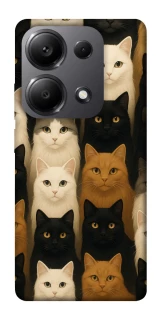 Чехол на Xiaomi Redmi Note 13 Pro 4G Colorful Cat Collage фото 1 из 1