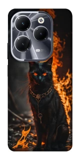 Чохол на Infinix Hot 40 Pro Вогняний кіт фото 1 з 1