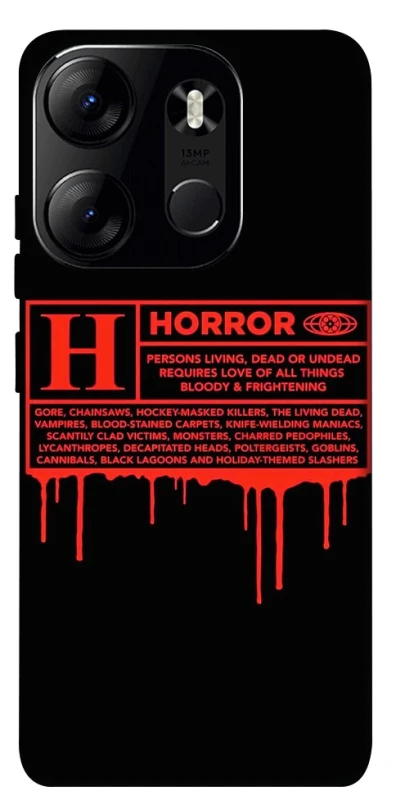 Чохол на Tecno Spark Go 2023 Horror Halloween фото 1 з 1