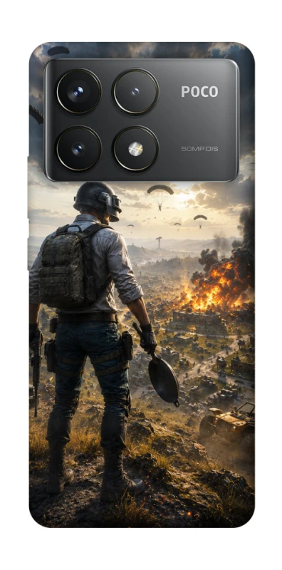 Чехол на Xiaomi Poco F6 Pro PUBG ver.2 фото 1 из 1