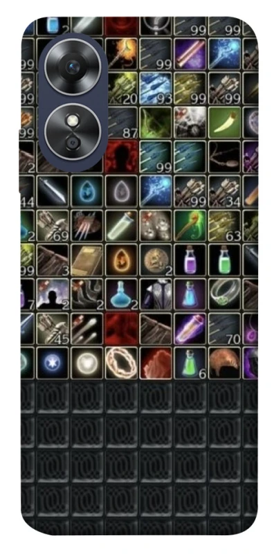 Чохол на Oppo A17 Inventory menu ver.2 фото 1 з 1