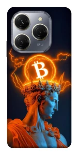Чехол на TECNO Spark 20 Pro Bitcoin God фото 1 из 1