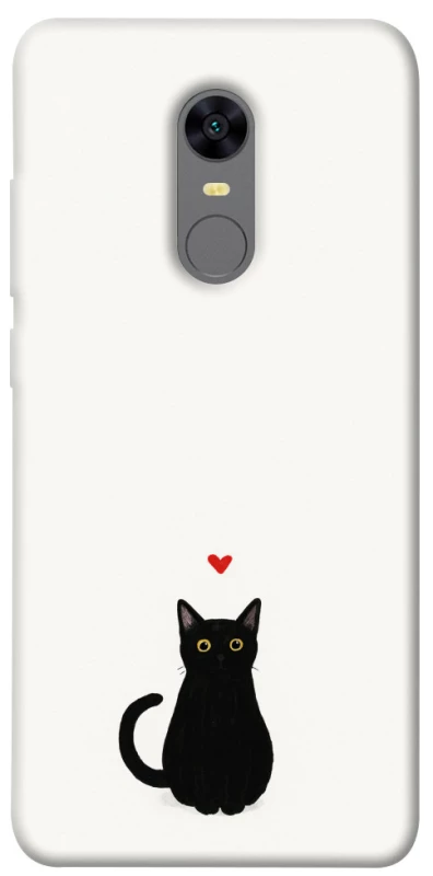 Чохол на Xiaomi Redmi 5 Plus / Redmi Note 5 (Single Camera) cat in love фото 1 з 1