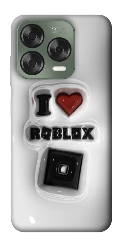 Чохол на ZTE Nubia V70 Design I love Roblox фото 1 з 1