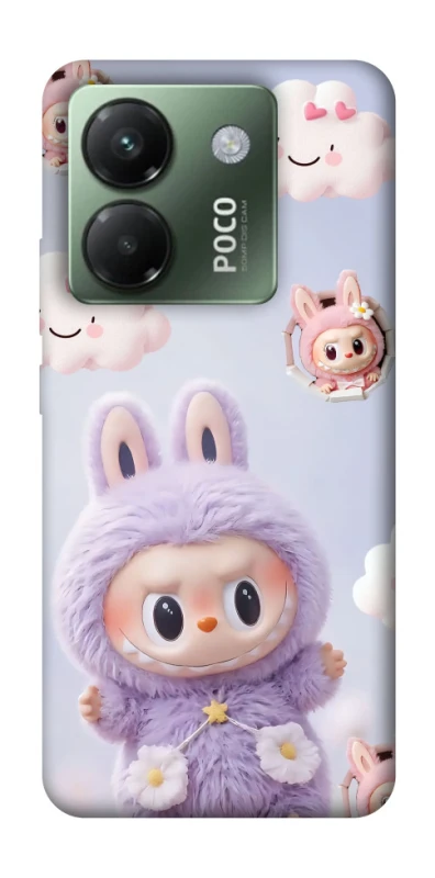 Чохол на Xiaomi Poco M7 pro 5G Labubu & clouds фото 1 з 1