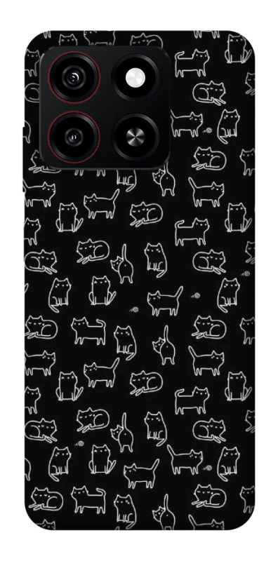 Чохол на ZTE Blade A35 4G Black Cats фото 1 з 1