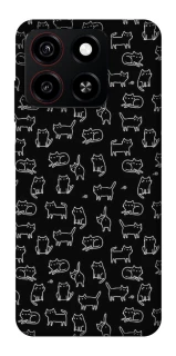 Чохол на ZTE Blade A35 4G Black Cats фото 1 з 1