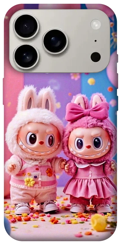 Чохол на Apple iPhone 17 Pro (6.3") Labubu twins ver.2 фото 1 з 1