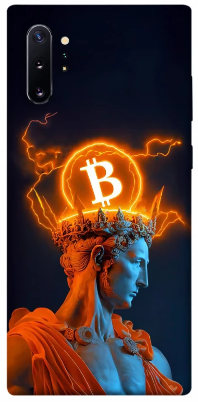 Чехол на Samsung Galaxy Note 10 Plus Bitcoin God фото 1 из 1