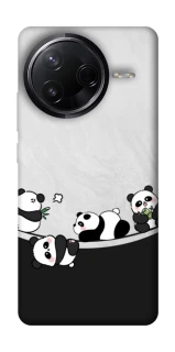 Чехол на Infinix Note 50 Pro Four pandas фото 1 из 1