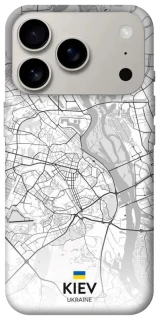Чехол на Apple iPhone 17 Pro (6.3") Kiev white map фото 1 из 1