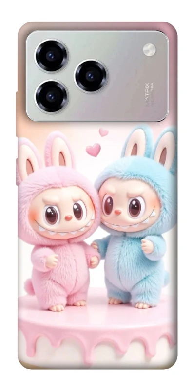 Чохол на ZTE Blade A76 Labubu Twins фото 1 з 1