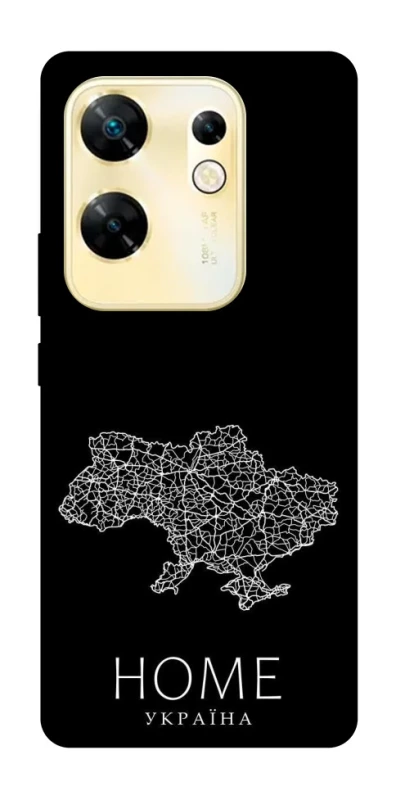 Чохол на Infinix Zero 30 4G Ukraine black map фото 1 з 1