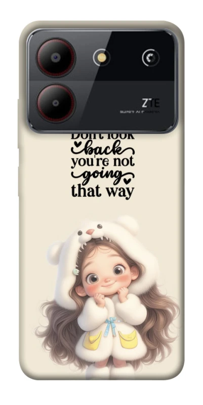 Чохол на ZTE Blade A54 4G Don't look back фото 1 з 1