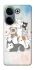 Чохол на TECNO Camon 20 Pro (CK7n) Funny Pets ver.2 фото 1 з 1