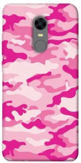 Чехол на Xiaomi Redmi 5 Plus / Redmi Note 5 (Single Camera) camouflage pink фото 1 из 1