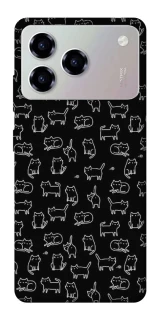 Чохол на ZTE Blade A76 Black Cats фото 1 з 1