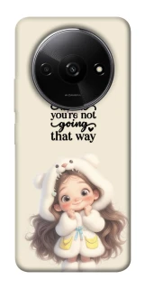 Чехол на Xiaomi Redmi A3 Don't look back фото 1 из 1