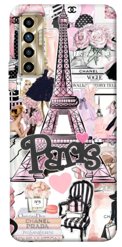 Чохол на TECNO Camon 17P Fashion collage ver.8 фото 1 з 1