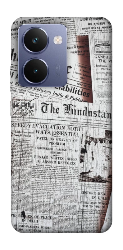 Чохол на Realme P3 Ultra Газети фото 1 з 1