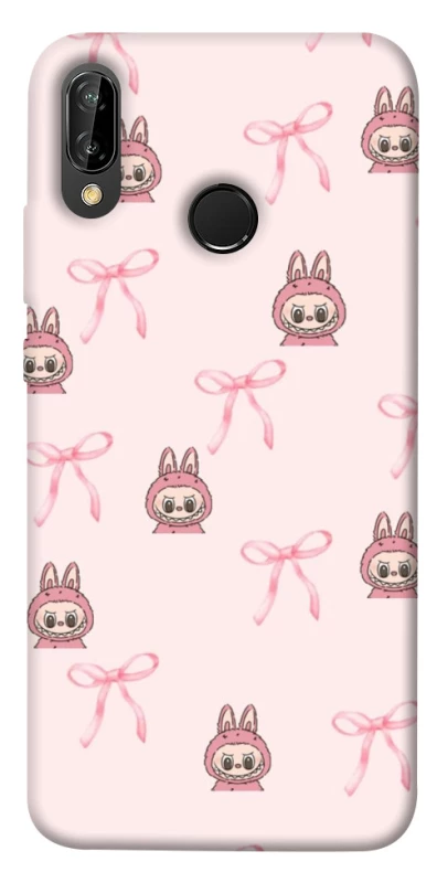 Чохол на Huawei P20 Lite Pink bows and Labubus фото 1 з 1