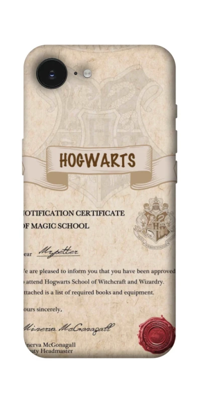 Чохол на Apple iPhone 17e (6.1") The Hogwarts acceptance letter фото 1 з 1