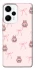 Чохол на Xiaomi Poco F5 / Note 12 Turbo Pink bows and Labubus фото 1 з 1