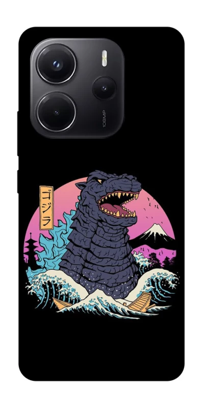 Чехол на Xiaomi Redmi Note 14 4G (Europe version) Годзила фото 1 из 1