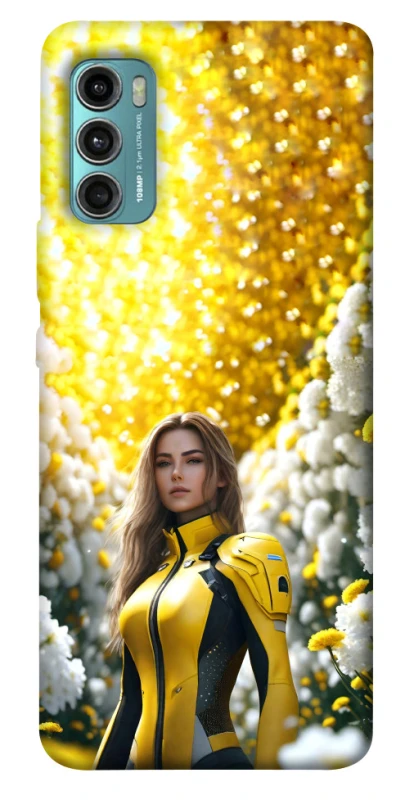 Чехол на Motorola Moto G60 Cyber space girl ver.2 фото 1 из 1