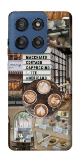 Чохол на Motorola Edge 60 Stylus Coffee collage ver.5 фото 1 з 1