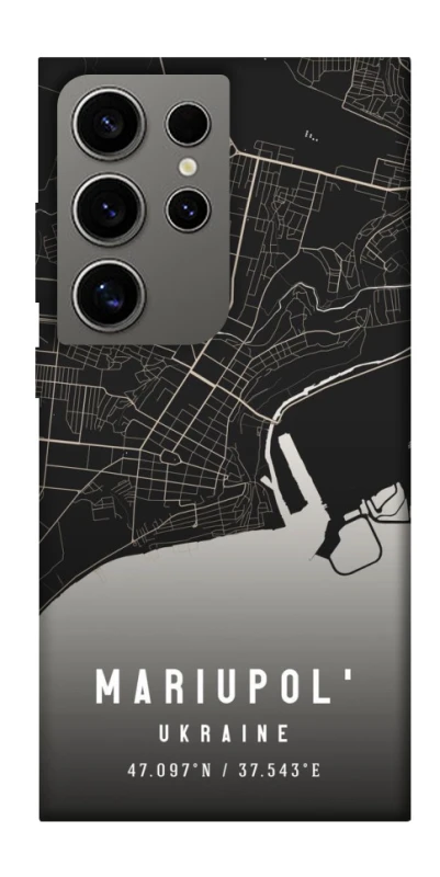 Чохол на Samsung Galaxy S24 Ultra Mariupol map фото 1 з 1