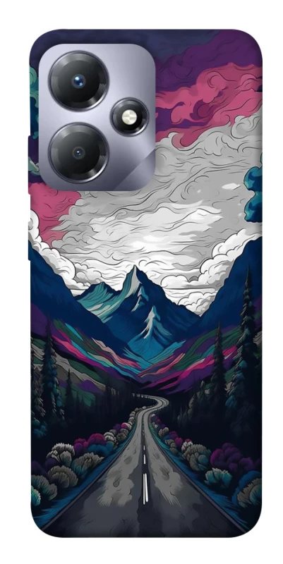 Чехол на Infinix Hot 30 Play Нарисованные горы фото 1 из 1