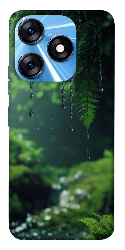 Чехол на TECNO Spark 10 rain forest фото 1 из 1