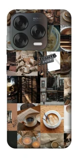 Чохол на ZTE Blade V70 Design Coffee collage ver.3 фото 1 з 2